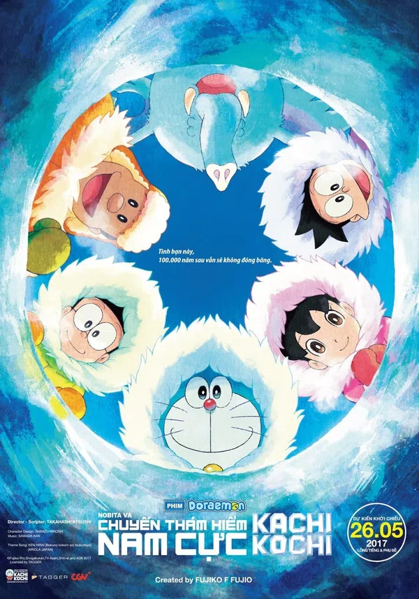 Xem Phim Doraemon: Nobita và Chuyến Thám Hiểm Nam Cực Kachi Kochi Vietsub HD Online