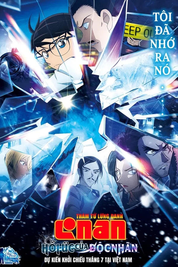 Poster phim Thám Tử Lừng Danh Conan 28: Dư Ảnh Của Độc Nhãn trên Phim Mới