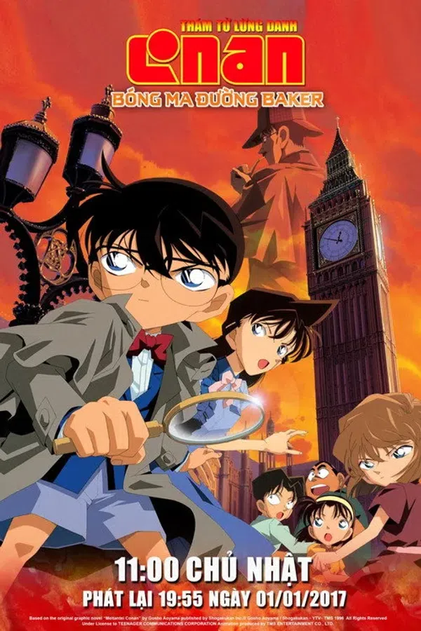 Xem Phim Thám Tử Lừng Danh Conan: Bóng Ma Đường Baker Vietsub HD Online